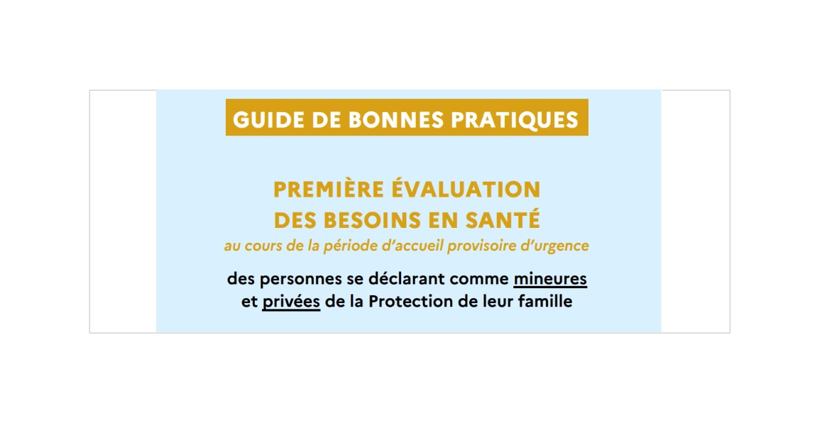 Guide De Bonnes Pratiques Premi Re Valuation Des Besoins En Sant